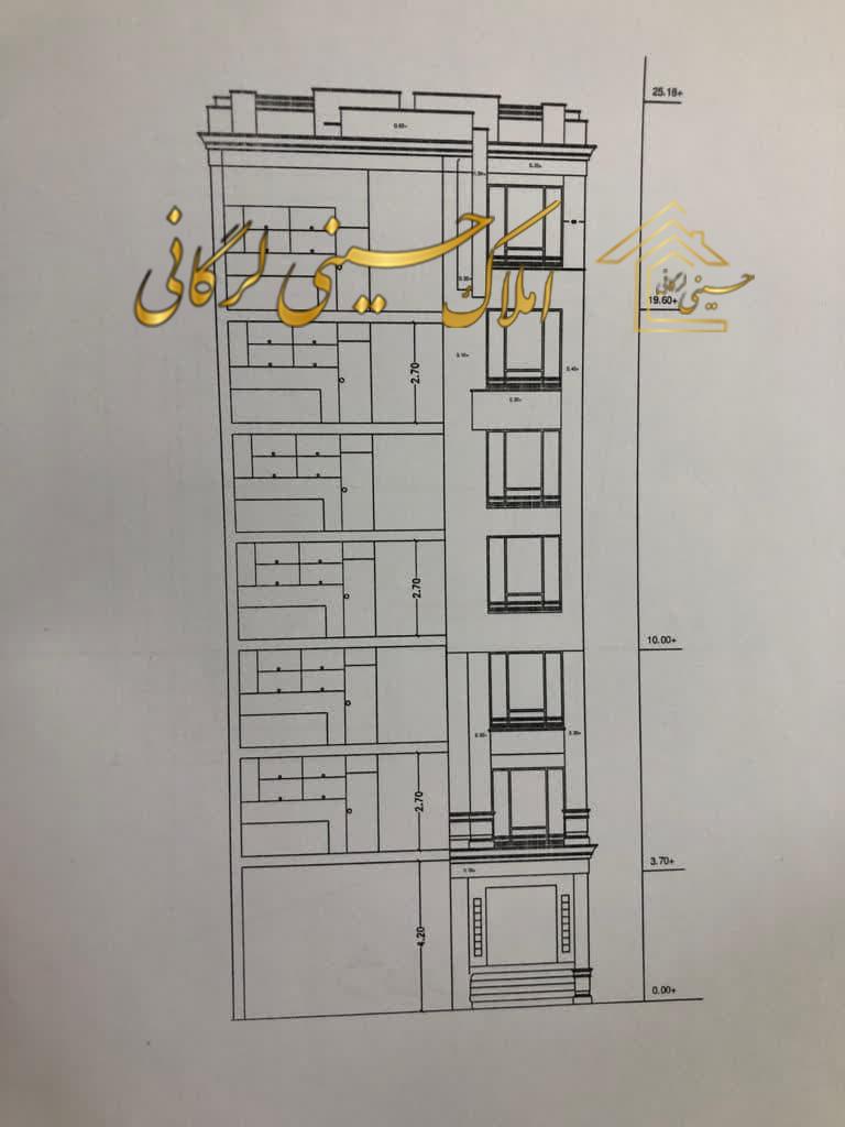 مشارکت در ساخت 221متر ویلا با مجوز 6طبقه در خیابان 17 شهریور