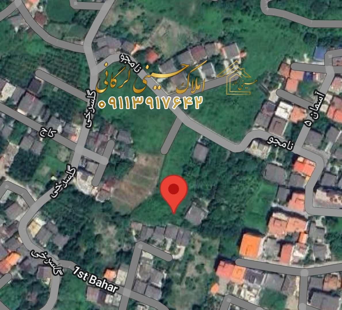 فروش 216 متر زمین داخل بافت در رادیو دریا چالوس